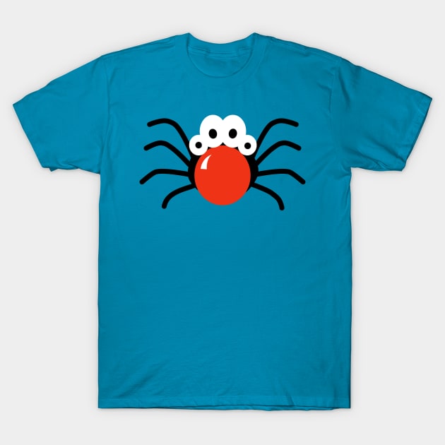 Spider Nose T-Shirt by birdiestreasuretrove